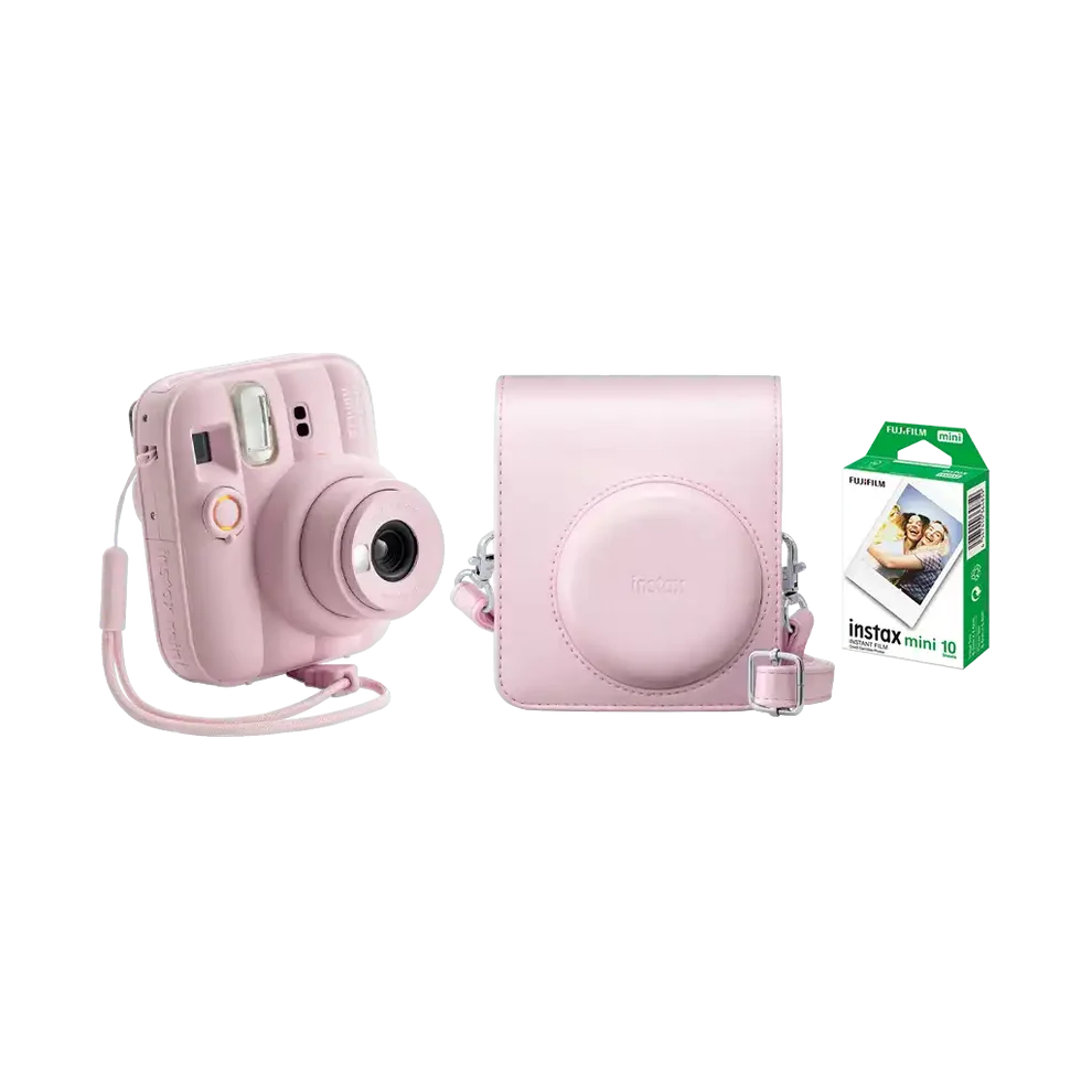 Fujifilm Instax Mini 13 Instant Film Camera Combo with 1 Film and Case (Candy Pink)